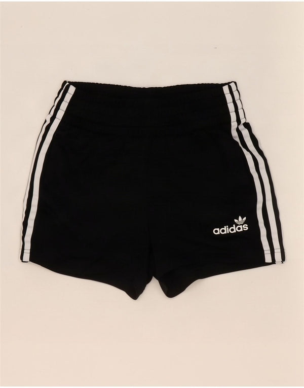 Pantaloni scurți sport adidas pentru femei UK 4 XS poliester negru