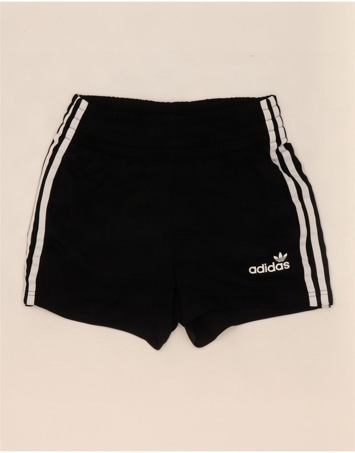 Pantaloni scurți sport adidas pentru femei UK 4 XS poliester negru