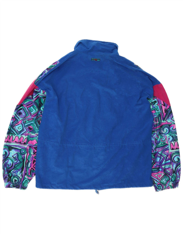 Jachetă de trening supradimensionată Terinda pentru femei UK 14 Medium Blue Geometric