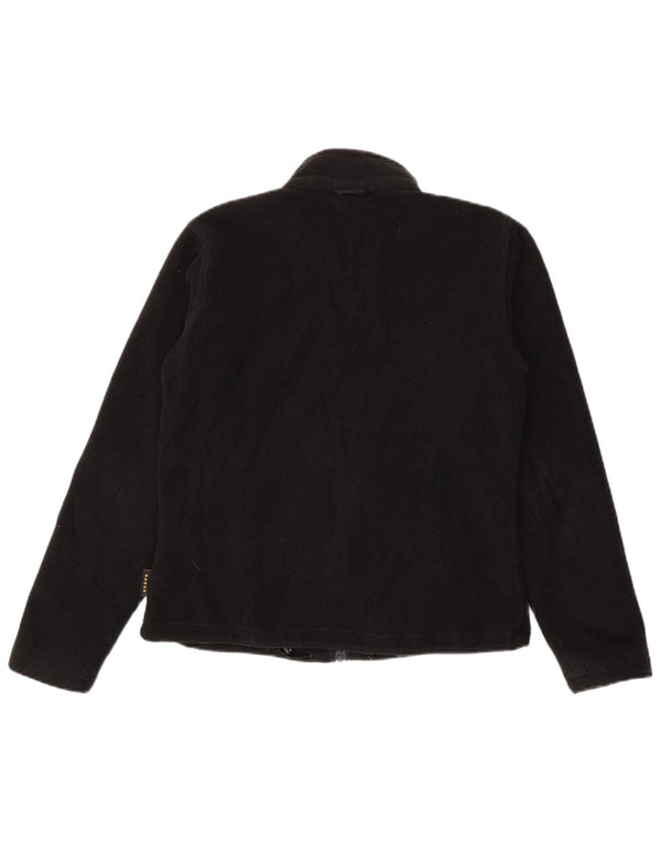 Jack Wolfskin pentru femei Liner Fleece Jacket UK 12/14 Medium Black Poliester