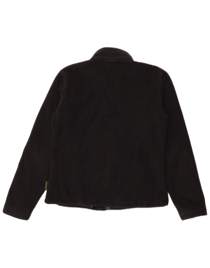 Jack Wolfskin pentru femei Liner Fleece Jacket UK 12/14 Medium Black Poliester