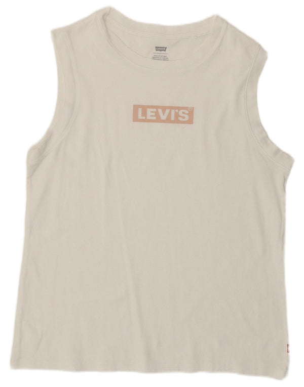 Tricou grafic LEVI'S pentru femei Top UK 12 Medium White