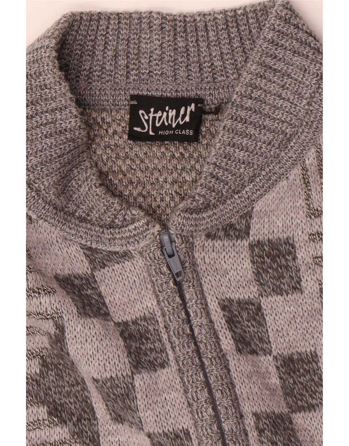 Pulover cardigan pentru bărbați Steiner XL, multicolor, geometric