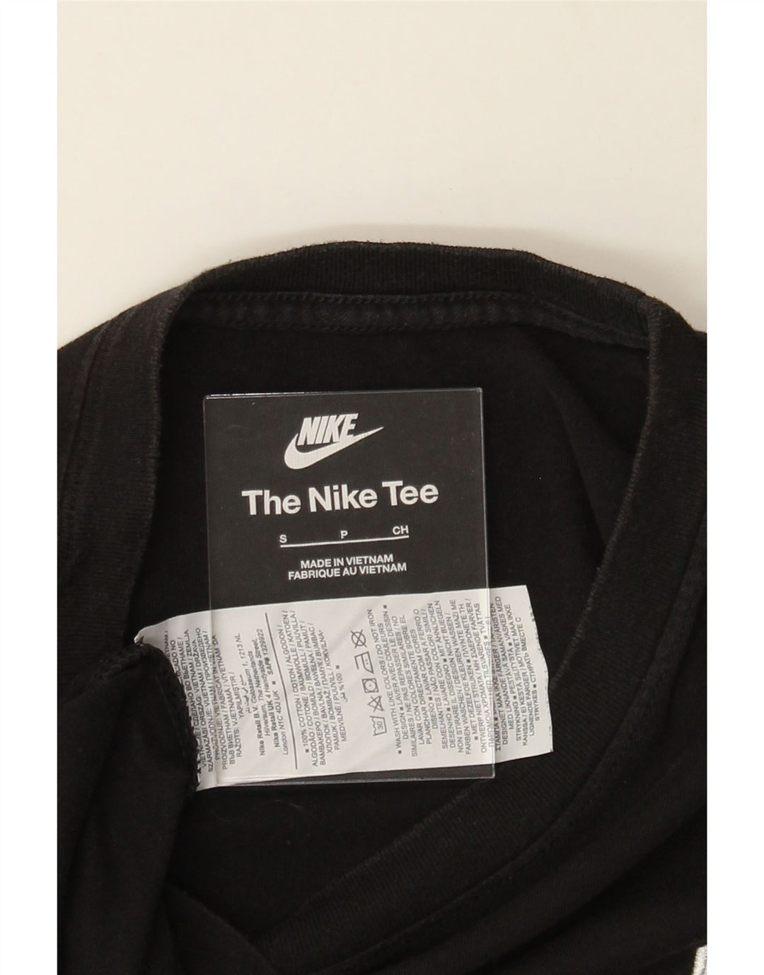 NIKE Mens T-Shirt Top Small Black Cotton Vintage Nike and Second-Hand Nike from Messina Hembry 