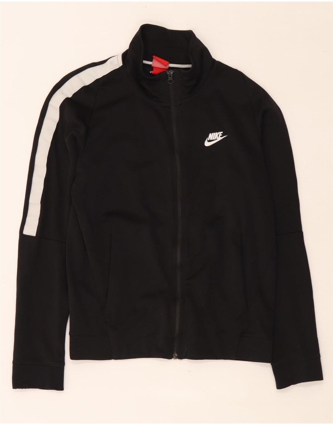 Jachetă de top pentru trening Nike pentru bărbați, bumbac negru color bloc
