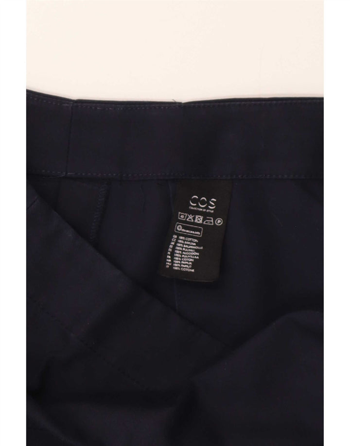 Fusta cargo pentru femei Cos Medium W28 Bumbac bleumarin