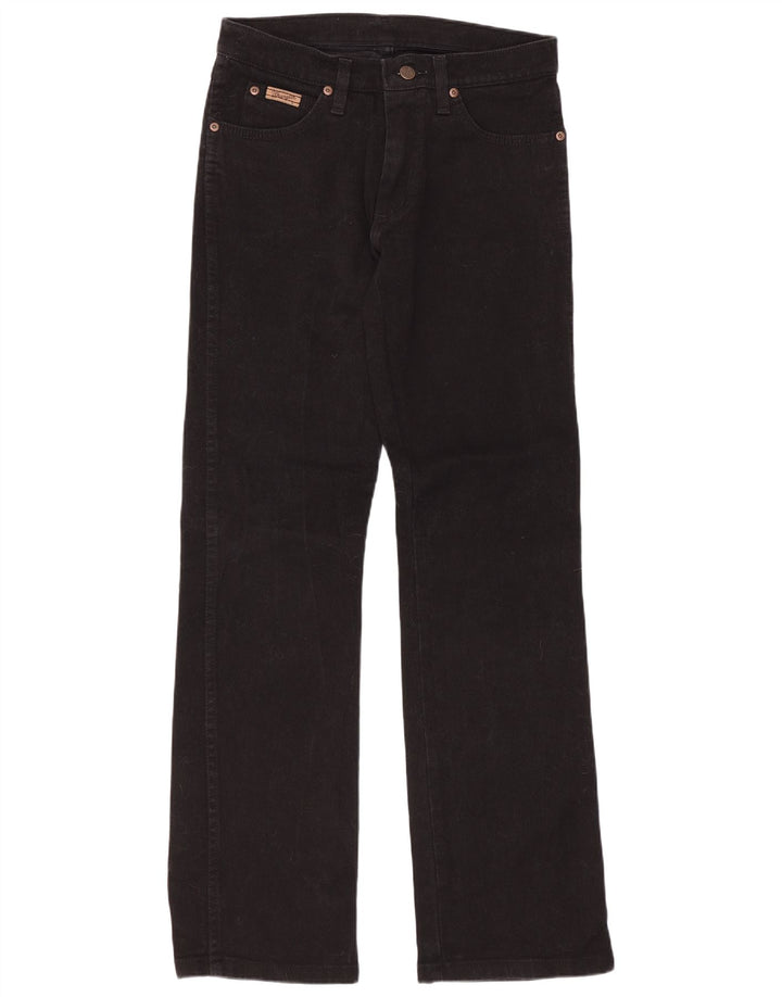 Blugi Wrangler pentru femei Hipster Bootcut US 10 Medium W28 L32 Bumbac negru