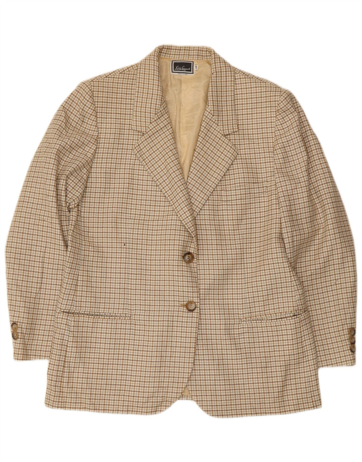 Sacou pentru femei Luisa Spagnoli, cu 2 nasturi, IT 48 XL, bej, picioare de gală