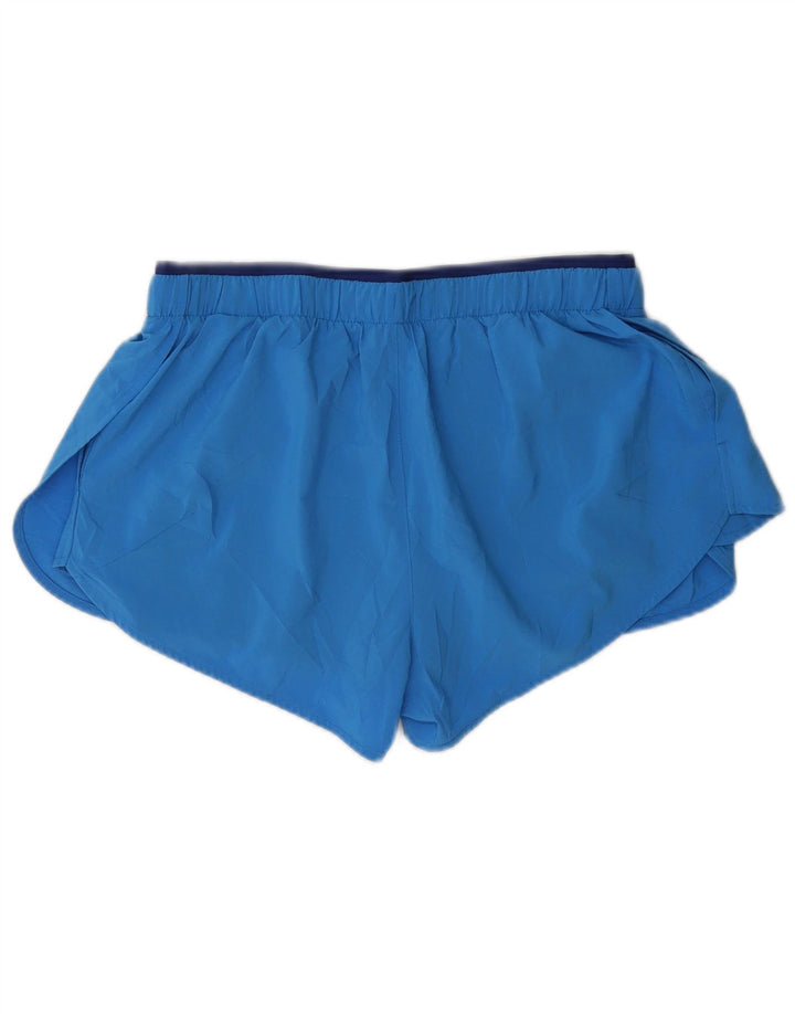 Pantaloni scurți sport Nike Dri Fit pentru femei UK 12 Medium Blue Poliester