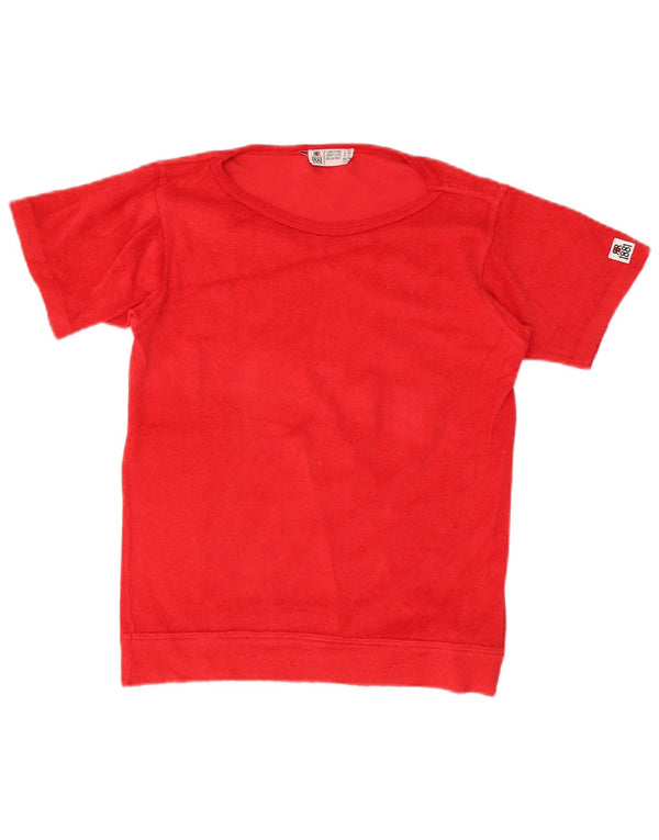 Tricou pentru bărbați Cerruti 1881 Top UK 36 Small Red Bumbac