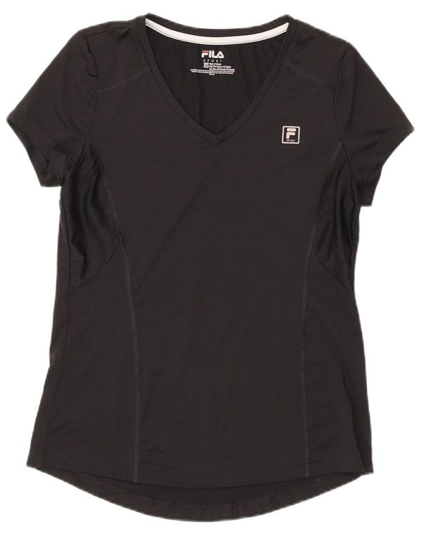 Tricou Fila Femei Top UK 6 XS Negru Poliester