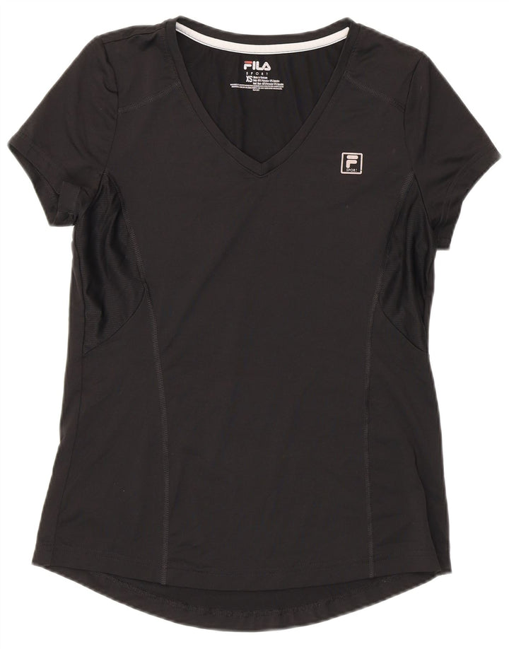 Tricou Fila Femei Top UK 6 XS Negru Poliester
