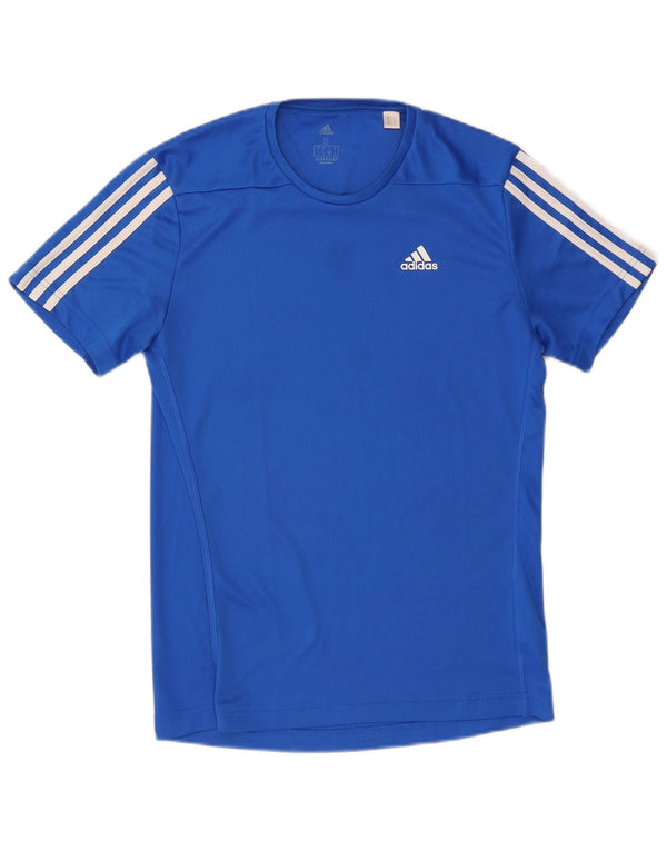 Tricou ADIDAS Aeroready pentru bărbați Top mic, albastru, poliester