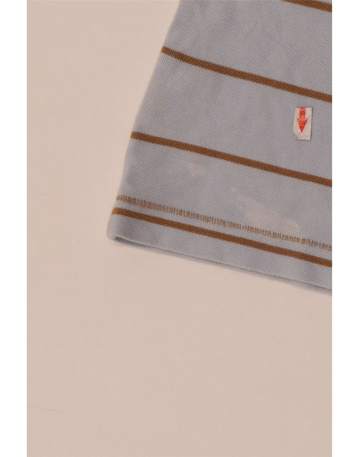 Tricou polo pentru bărbați Gant, bumbac cu dungi albastre mari