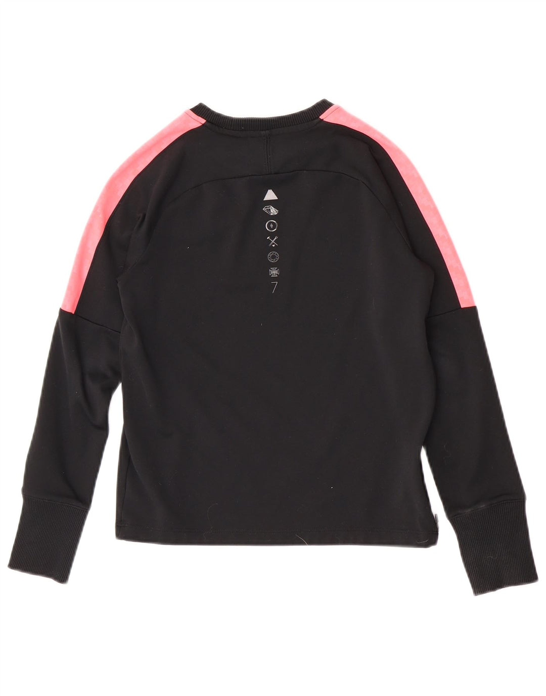 Pulover Nike Dri Fit Graphic pentru băieți, 10-11 ani, mediu negru