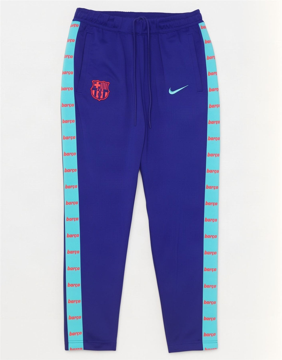 Pantaloni de trening Nike Barcelona Graphic pentru bărbați, albastru mediu, color block