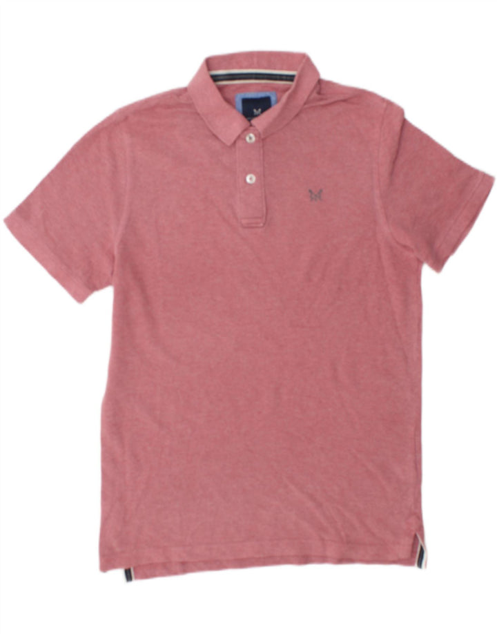 Crew Clothing Tricou polo pentru bărbați, bumbac roz mediu