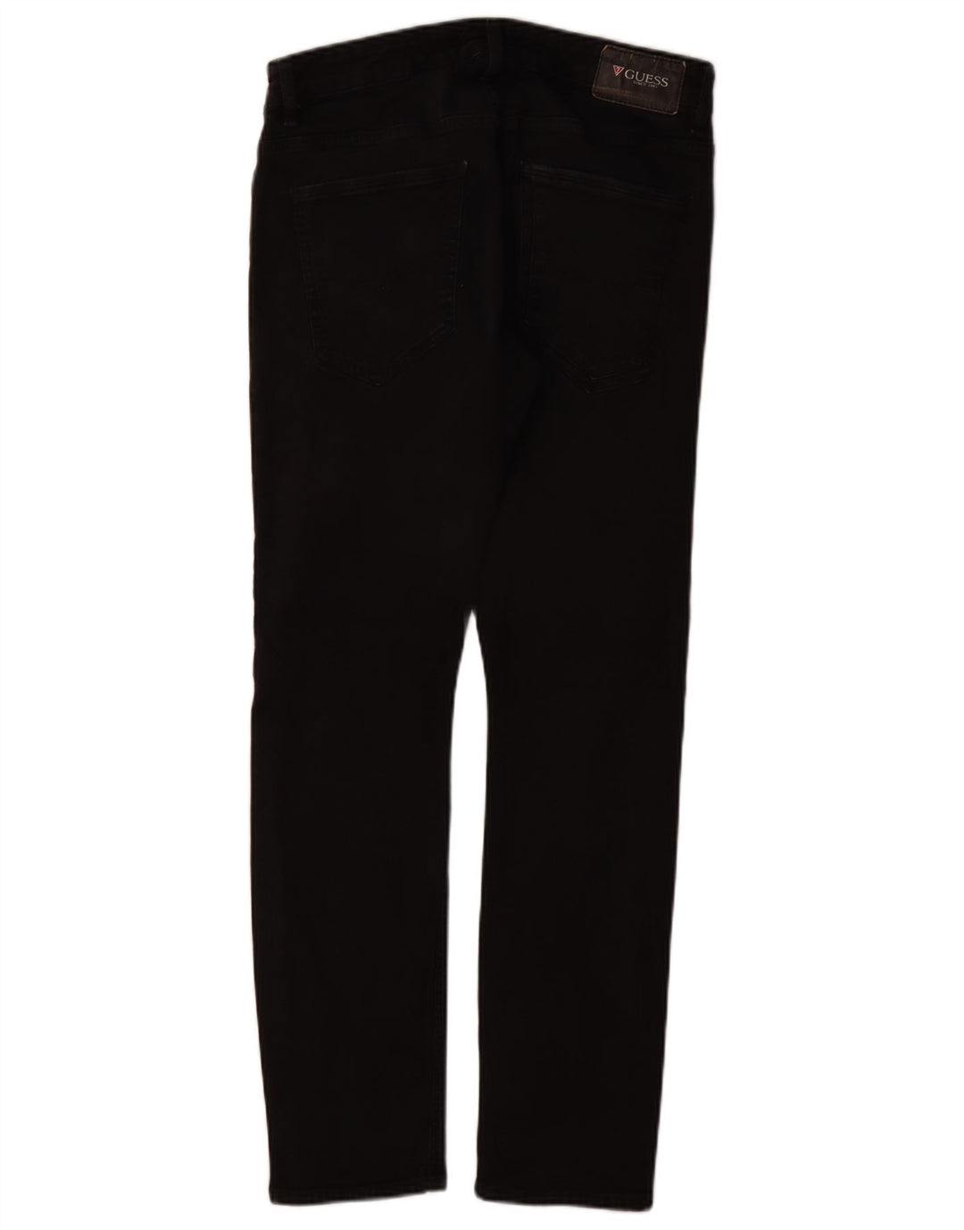 Blugi slim pentru bărbați Guess W31 L31 bumbac negru