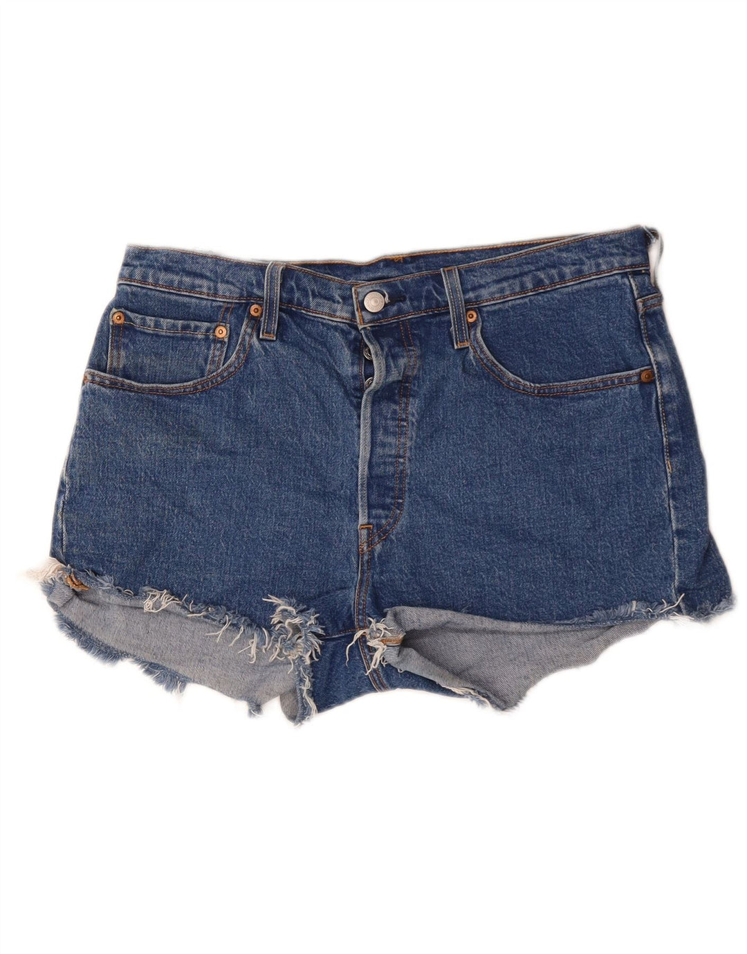 Pantaloni scurți Levi's 501 Denim W32 Large Blue Bumbac