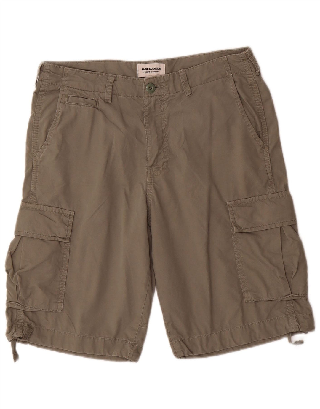 Pantaloni scurti cargo Jack & Jones pentru bărbați mici W29 bumbac kaki