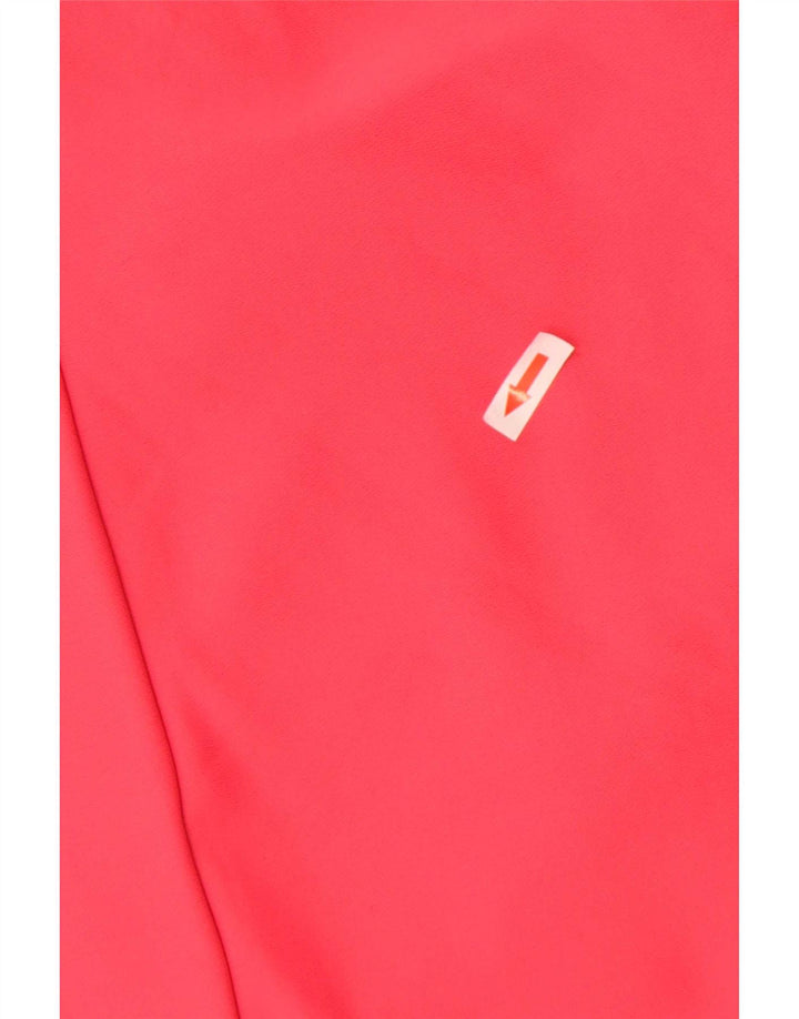 Jachetă de top pentru trening Adidas pentru femei UK 16, mare, roz, poliester