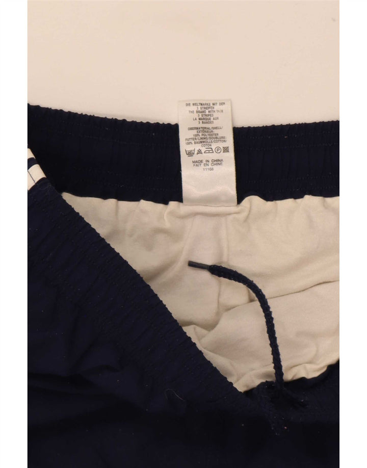 Pantaloni scurți sport pentru bărbați Adidas, mari, albastru, poliester