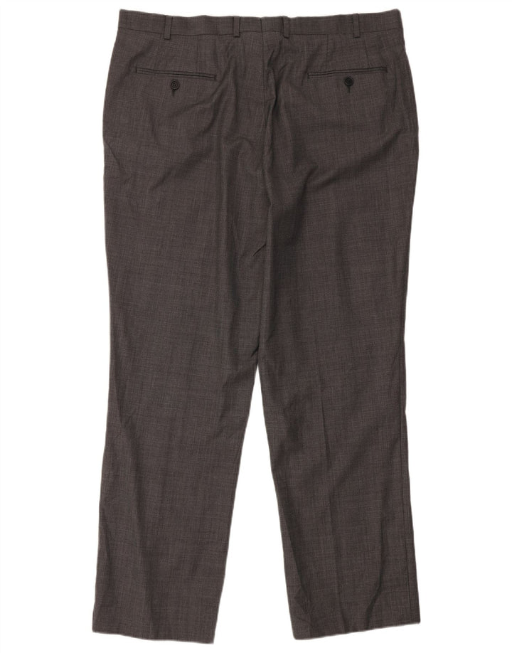 TED BAKER Pantaloni drepti pentru bărbați L40 L32 Lână gri