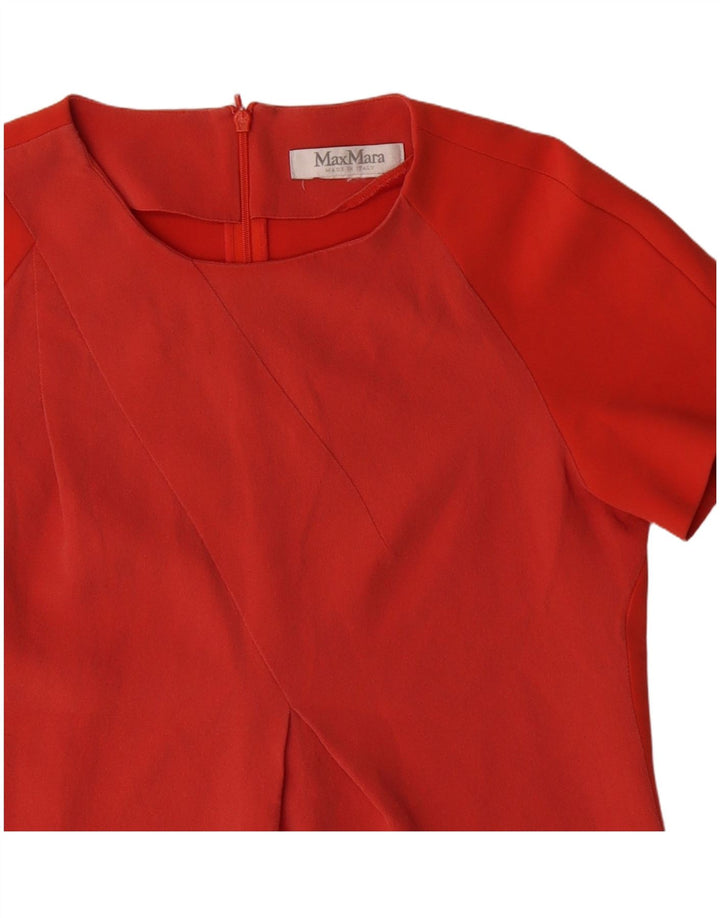MAX MARA Bluză Femei Top UK 12 Medium Red