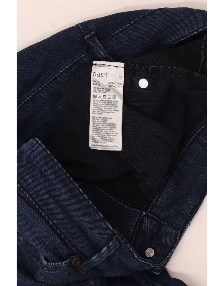 Blugi Capri Oasis pentru femei UK 12 Medium W28 L22 Bumbac bleumarin