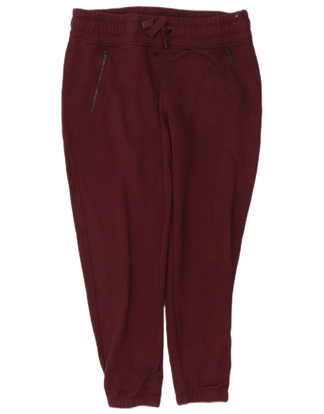 Pantaloni de trening pentru femei ATHLETA Pantaloni de jogging UK 14 Poliester Burgundy mediu