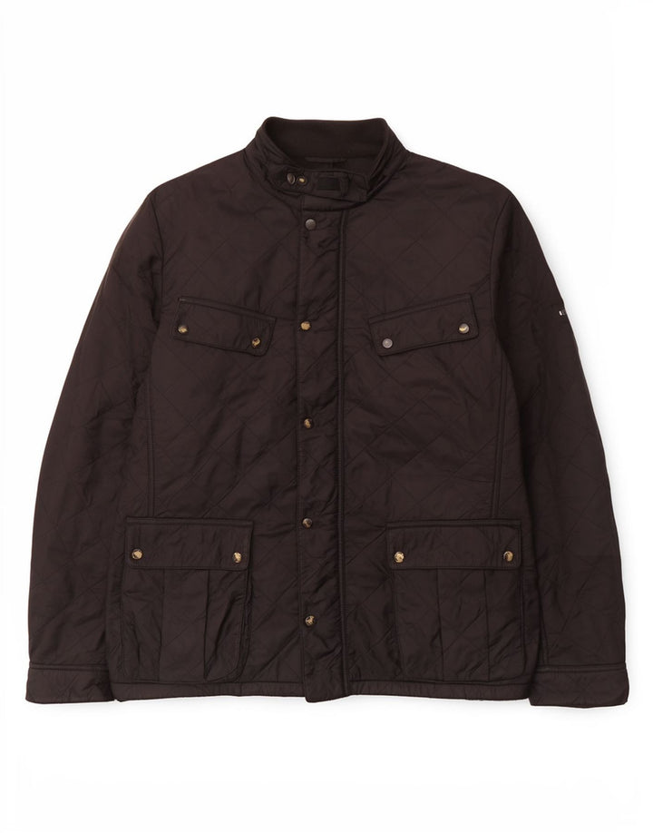 Jachetă matlasată pentru bărbați Barbour UK 42 XL Poliamidă neagră