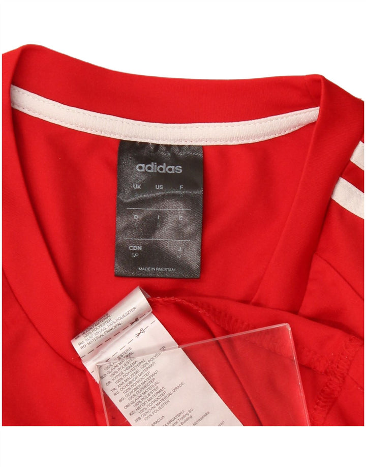 Tricou pentru bărbați Adidas Top mic, roșu, poliester