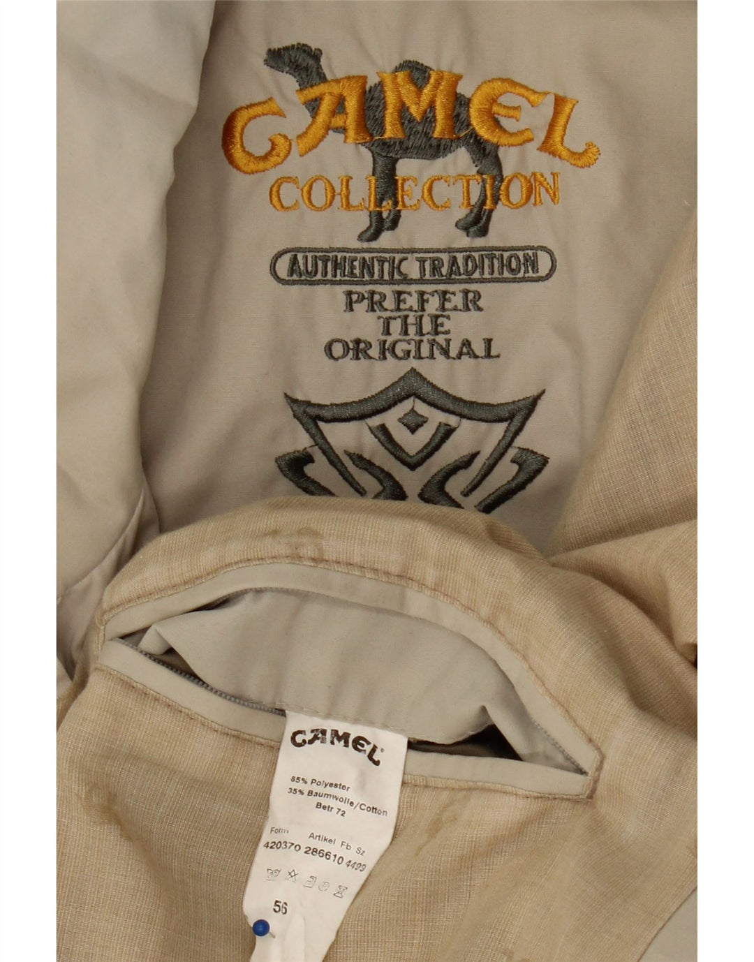 Jachetă pentru bărbați CAMEL ACTIVE IT 56 3XL Gri Poliester color bloc