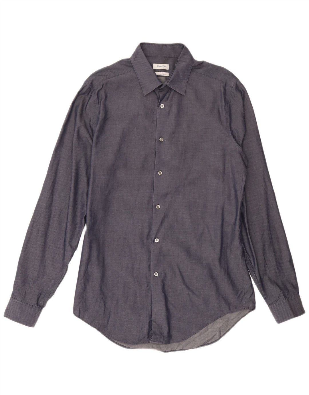 Cămașă pentru bărbați Calvin Klein Jeans Mărimea 15 1/2 Mediu Bluemarin Herringbone