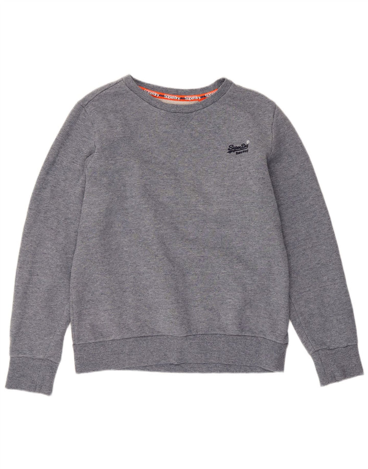 SUPERDRY Pulover pentru damă, UK 18 XL, bumbac gri