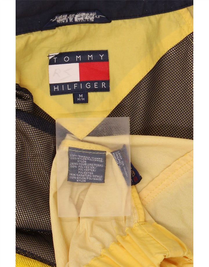 Jachetă de ploaie cu glugă pentru bărbați Tommy Hilfiger UK 38, nailon galben mediu