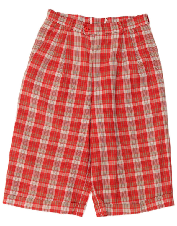 Pantaloni scurti chino cu talie înaltă Bogner pentru femei EU 38 Medium W26 Red Check