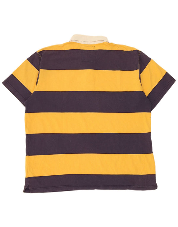 Tricou polo Converse Rugby pentru bărbați 3XL, bleumarin, cu dungi