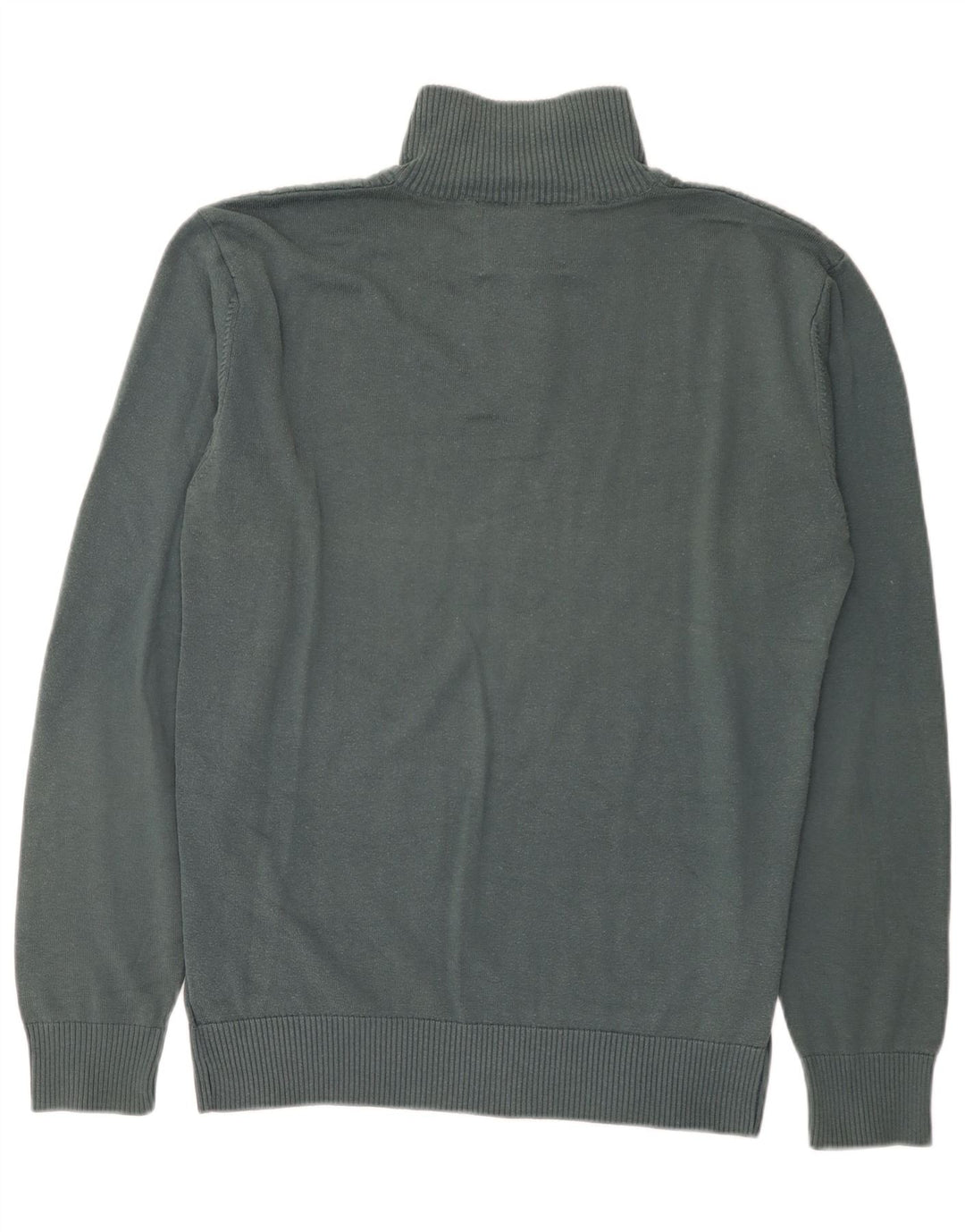 Jack & Jones Pulover pentru bărbați cu gât cu nasturi XL, bumbac verde
