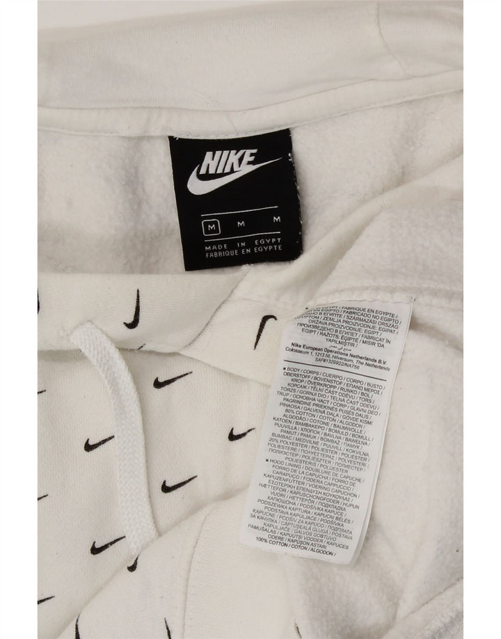 Pulover Nike Grafic pentru bărbați, bumbac alb mediu