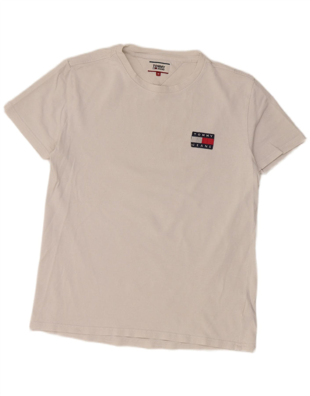 Tricou Tommy Hilfiger pentru bărbați Top Medium White Bumbac