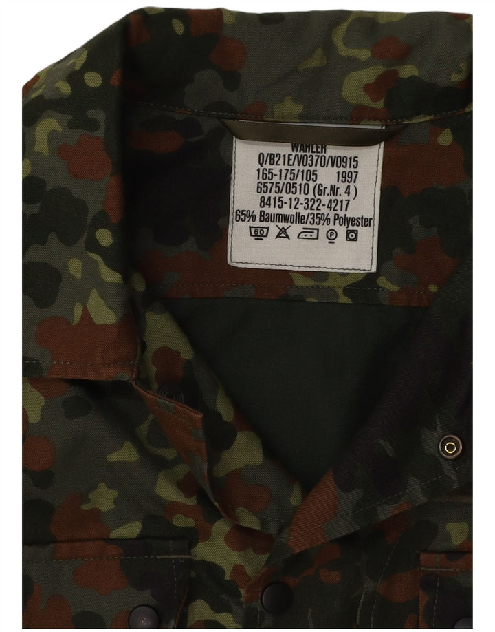 Jachetă militară pentru bărbați VINTAGE UK 40 mare, bumbac, camuflaj, kaki