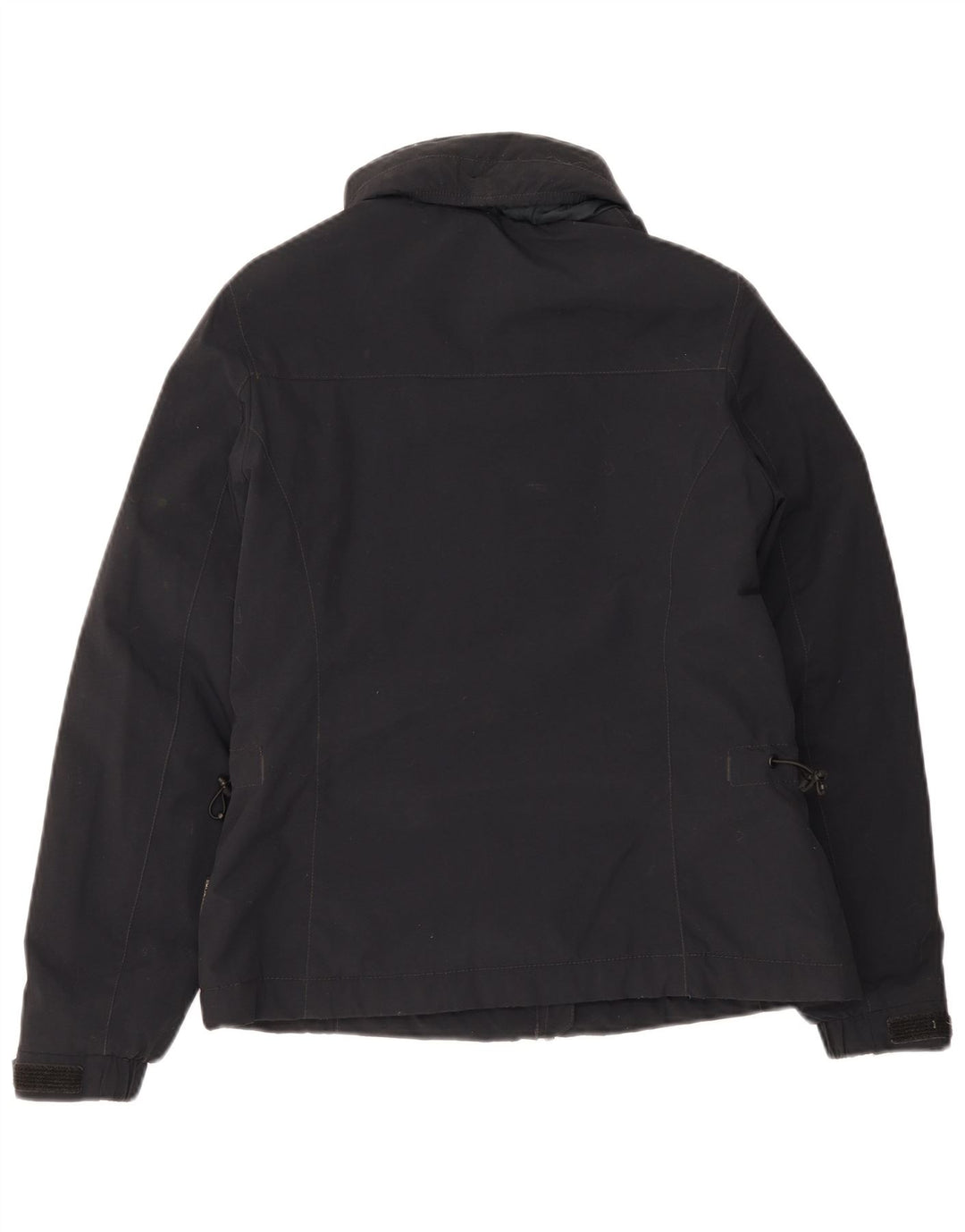 Jachetă Napapijri Geographic Oversized Windbreaker pentru femei UK 10 Small Black