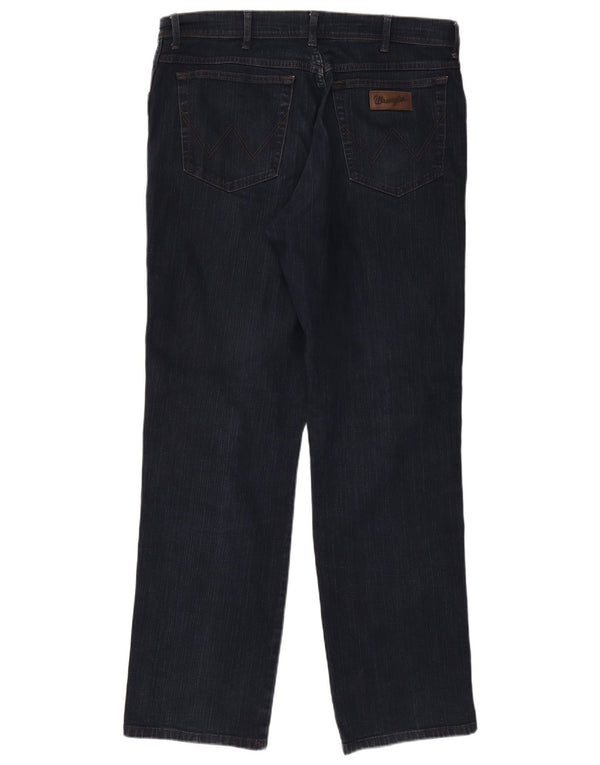 Blugi drepte pentru bărbați Wrangler Texas W38 L34 bumbac bleumarin
