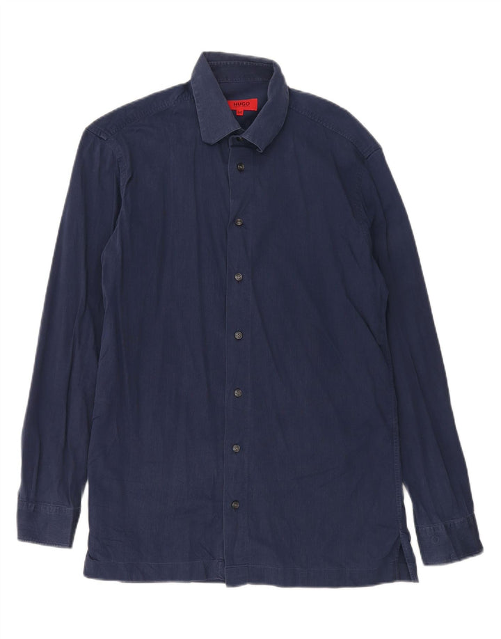 Cămașă pentru bărbați Hugo Boss Medium Bleumarin