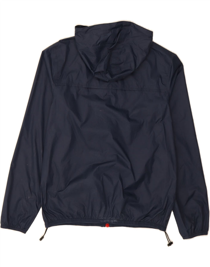 CARRERA Mens Hooded Rain Jacket UK 38 Medium Navy Blue Polyamide Vintage Carrera and Second-Hand Carrera from Messina Hembry 