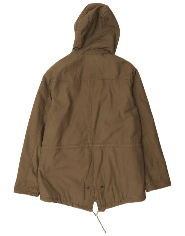 Jachetă parka cu glugă pentru bărbați Vintage Industries UK 44 2XL Kaki Poliester