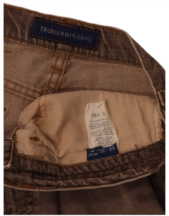 TRUSSARDI Blugi Drepți Femei L28 L28 Maro Bumbac