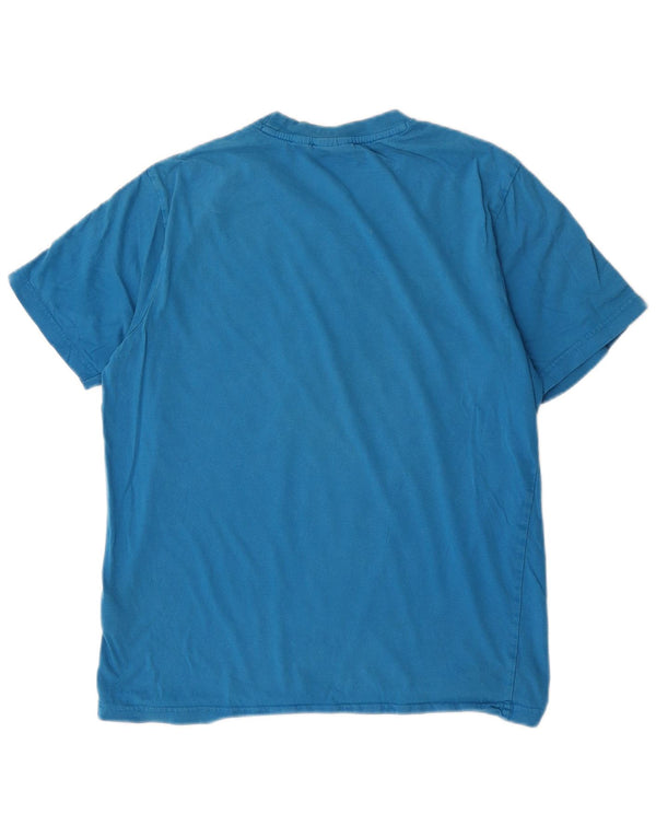 Tricou grafic Fila pentru bărbați Top Medium Blue Bumbac