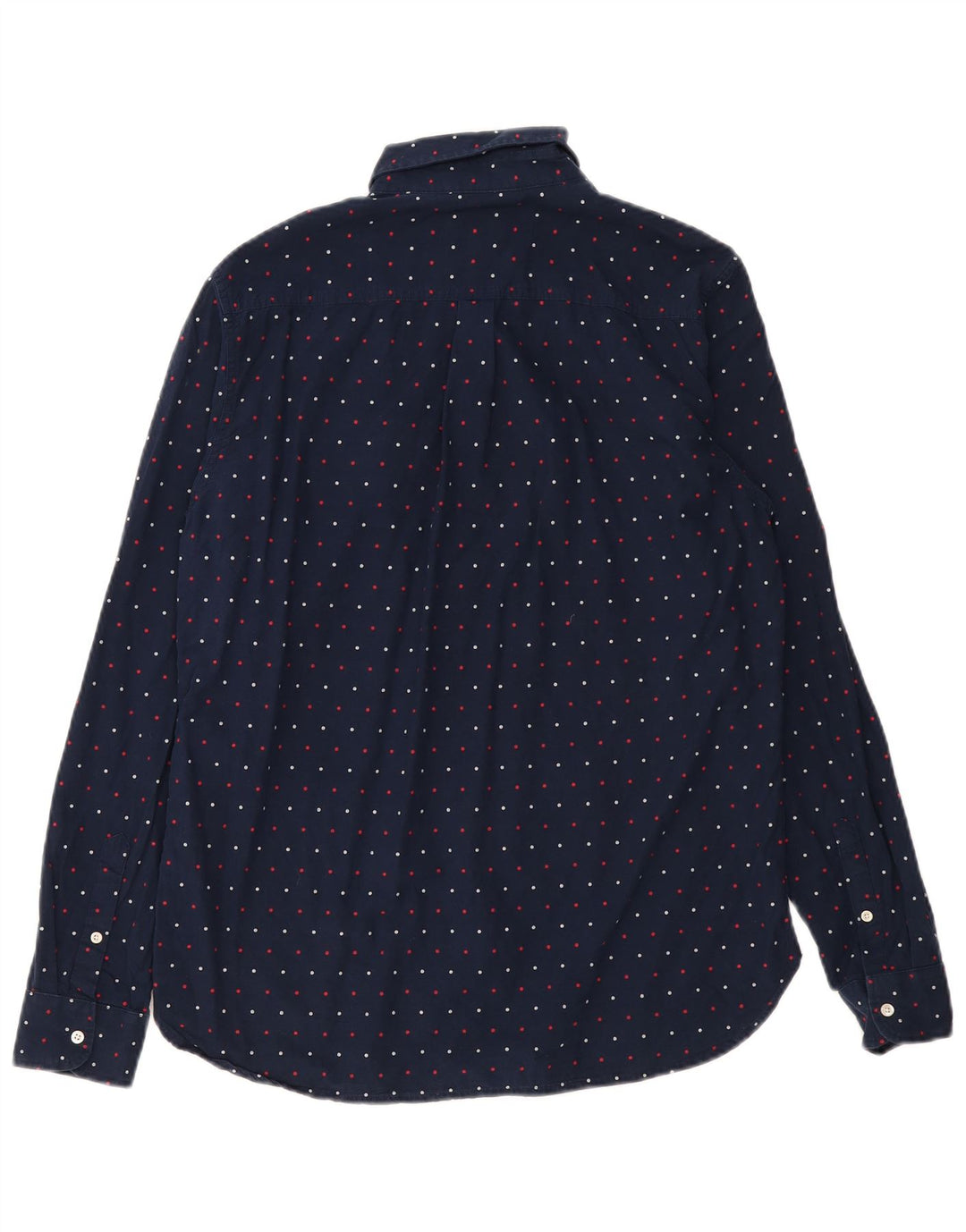 Cămașă pentru bărbați SUPERDRY cu o formă regulată, mare, albastru, bumbac cu pete